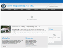 Tablet Screenshot of geecy.com